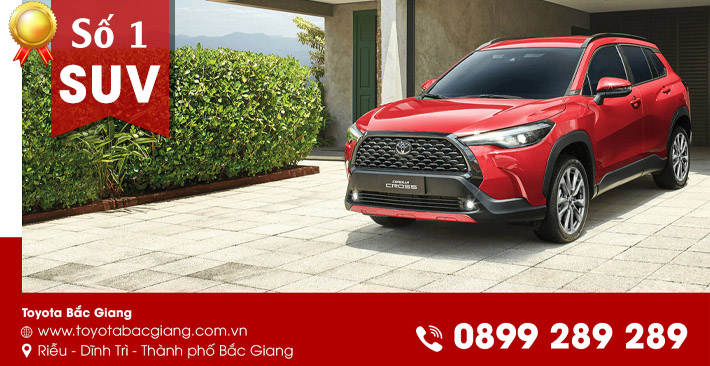 Xe Toyota Corolla Cross - dẫn đầu phân khúc xe SUV