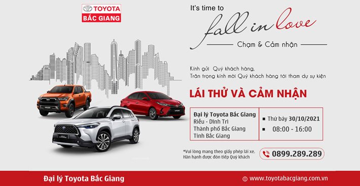 Toyota Bắc Giang ra mắt phiên bản mới của Toyota Land Cruiser Prado và Toyota Fortuner đồng sự kiện lái thử tháng 10