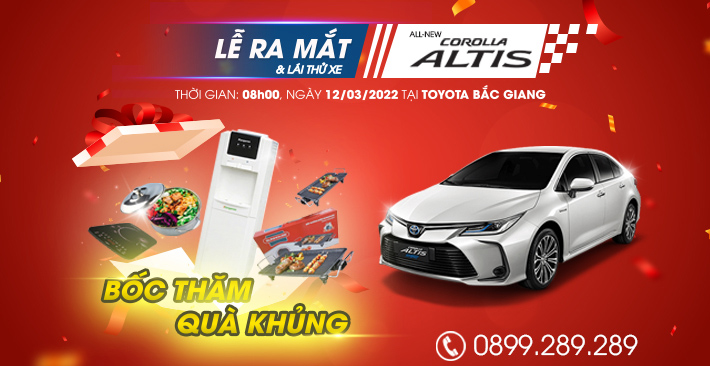 SỰ KIỆN RA MẮT COROLLA ALTIS 2022 HOÀN TOÀN MỚI