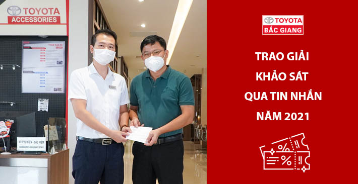 TRAO GIẢI THƯỞNG CHƯƠNG TRÌNH KHẢO SÁT QUA TIN NHẮN NĂM 2021