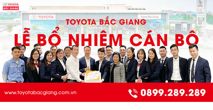 Lễ công bố bổ nhiệm các cán bộ tại Toyota Bắc Giang
