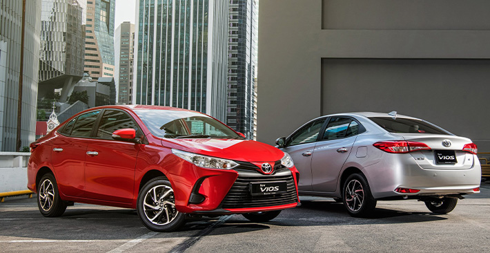 Các phiên bản Toyota Vios 2022