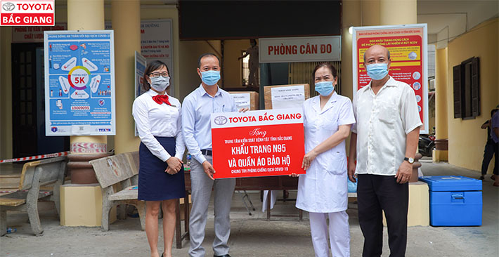 Toyota Bắc Giang chung tay phòng chống dịch Covid