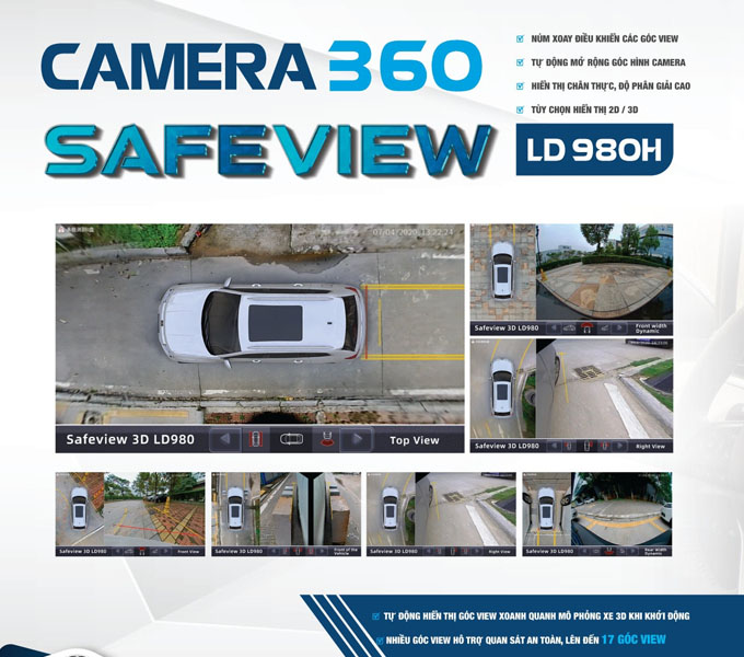 Camera 360 SafeView LD980 - Camry 2.0Q
