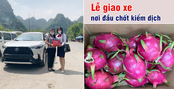 Lễ giao xe nơi đầu chốt kiểm dịch